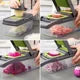 Multifunctional Vegetable Chopper & Slicer with Handle 14 in 1